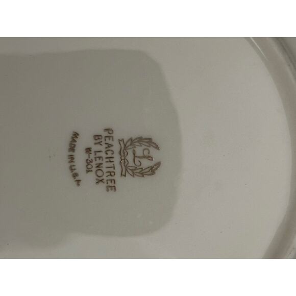 Vintage Lenox Peachtree W 301 Floral Print China Salad Plates - Picture 6 of 6